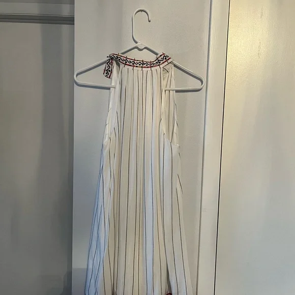 THML White Tunic with Multicolor Embroidery - women’s large dress - Picture 9 of 14